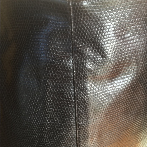 Giorgio Fiorlini Collection Faux Leather Skirt - Picture 5 of 8